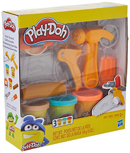 Play-Doh Toolin' Around Toy Tools Set for Kids with 3 Non-Toxic Colors –  StockCalifornia